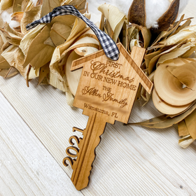 Our First Christmas in our New Home Ornament