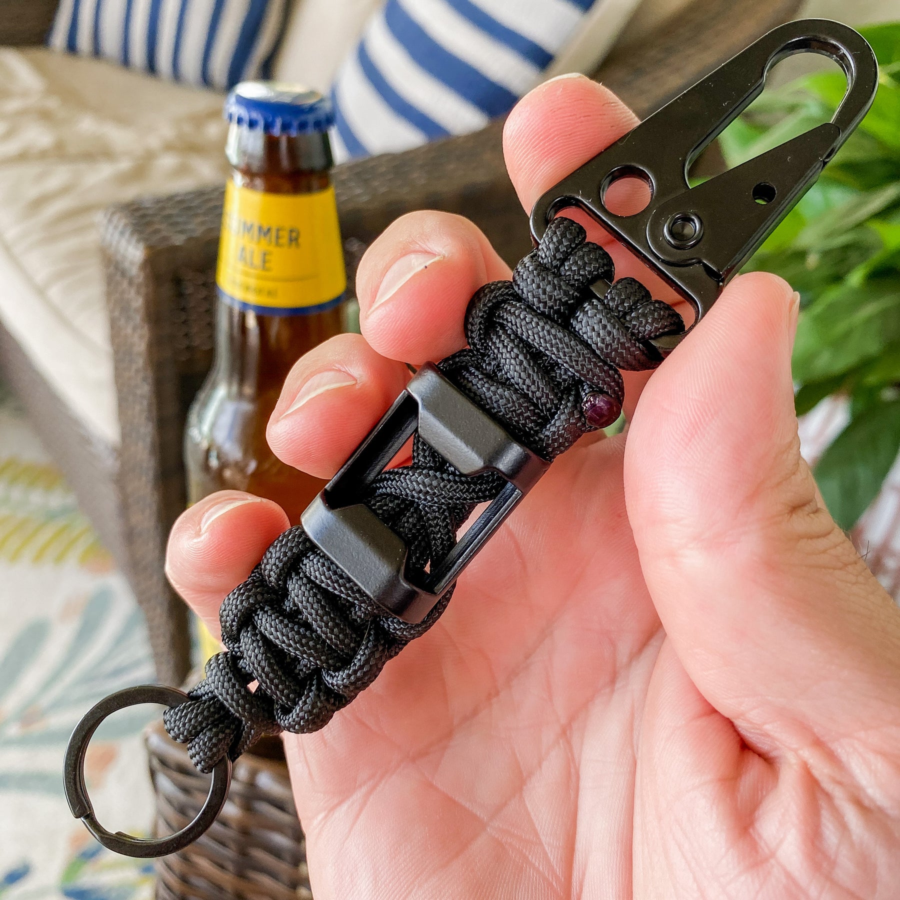 Paracord Bottle Opener with Metal Carabiner – The Marketplace
