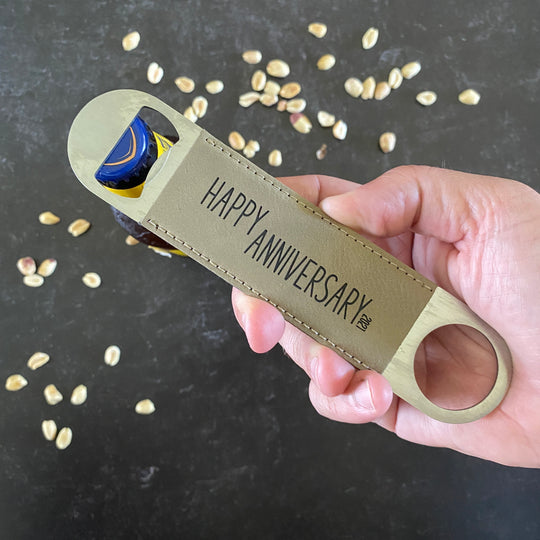 Happy Anniversary Beer Bottle Opener