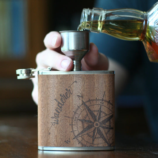 Wanderer Wood & Stainless Flask